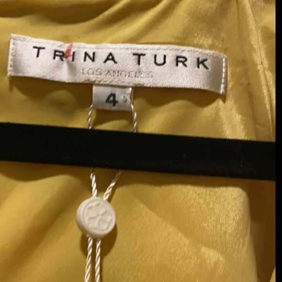 Trina Turk Atlantis Ruffled V-Neck Sleeveless Dres - Picture 5 of 13